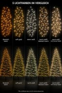 Lumineo LED-Lichterkette CLUSTER 1128 LED Soft Gold 10,5 m Bild 4