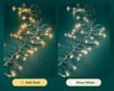 Lumineo LED-Lichterkette CLUSTER 1128 LED Soft Gold 10,5 m Bild 5