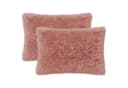 vidaXL Kissenbezug 2er Set Rosa PV-Fleece 40x60 cm Bild 2