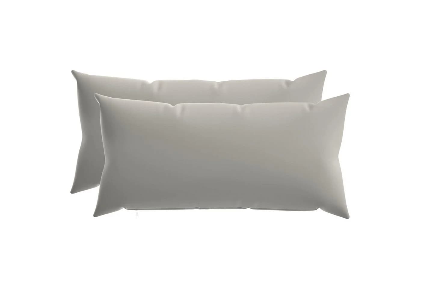 vidaXL Kissenbezug 2er-Pack Grau 40x80 cm Polyester - Bild 2