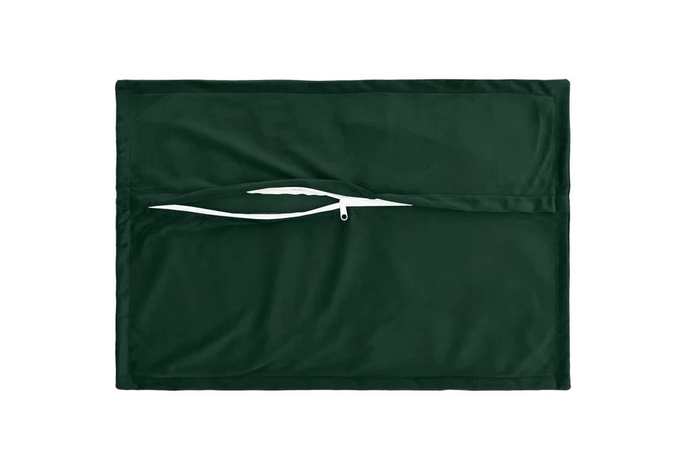 vidaXL Kissenbezug 2er Set Dunkelgrün Samt 50x80 cm - Bild 4