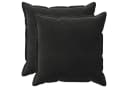 vidaXL Kissenbezug Schwarz Samt 80x80 cm 2er Pack Bild 2