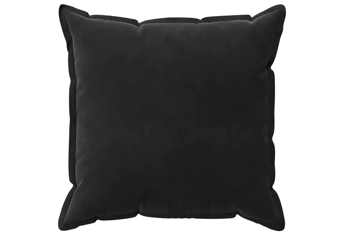 vidaXL Kissenbezug Schwarz Samt 80x80 cm 2er Pack - Bild 3