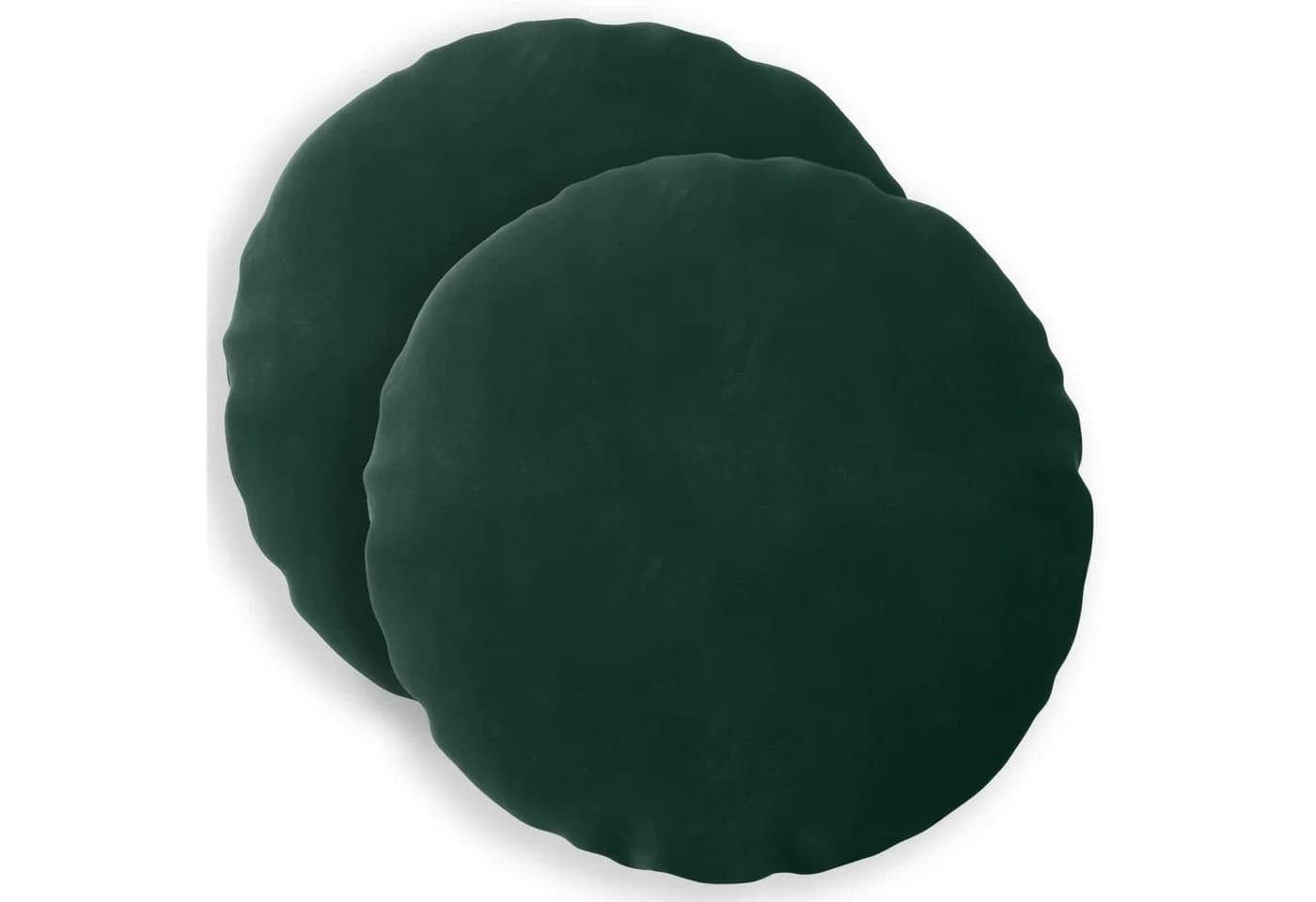 vidaXL Kissenbezug 2er Set Dunkelgrün Samt 40 cm - Bild 2