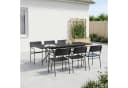 vidaXL Ausziehbarer Gartentisch Mesh Anthrazit Stahl Bild 3