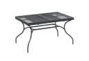 vidaXL Ausziehbarer Gartentisch Mesh Anthrazit Stahl Bild 4