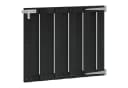 vidaXL Gartentor 100x80 cm WPC Aluminium Schwarz Bild 2