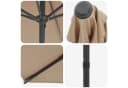 vidaXL Gartensonnenschirm Rechteckig Taupe Polyester UV-Schutz Bild 5