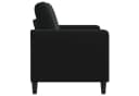 vidaXL 1-Sitzer Sofa Schwarz mit Stauraum und abnehmbarem Bezug Bild 5