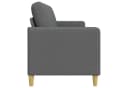 vidaXL 2-Sitzer Sofa mit Stauraum Dunkelgrau Polyester Bild 5