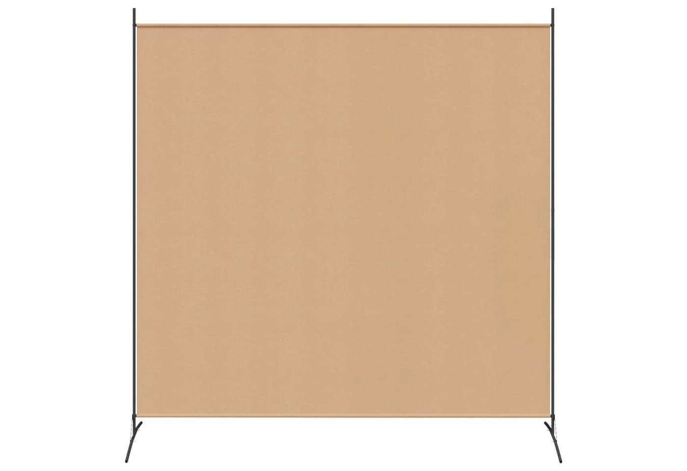 vidaXL Raumteiler Einzel Panel Beige Stoff Faltbar - Bild 3