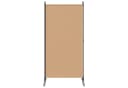vidaXL Raumteiler Beige Klappbar Stoff Metall Bild 5