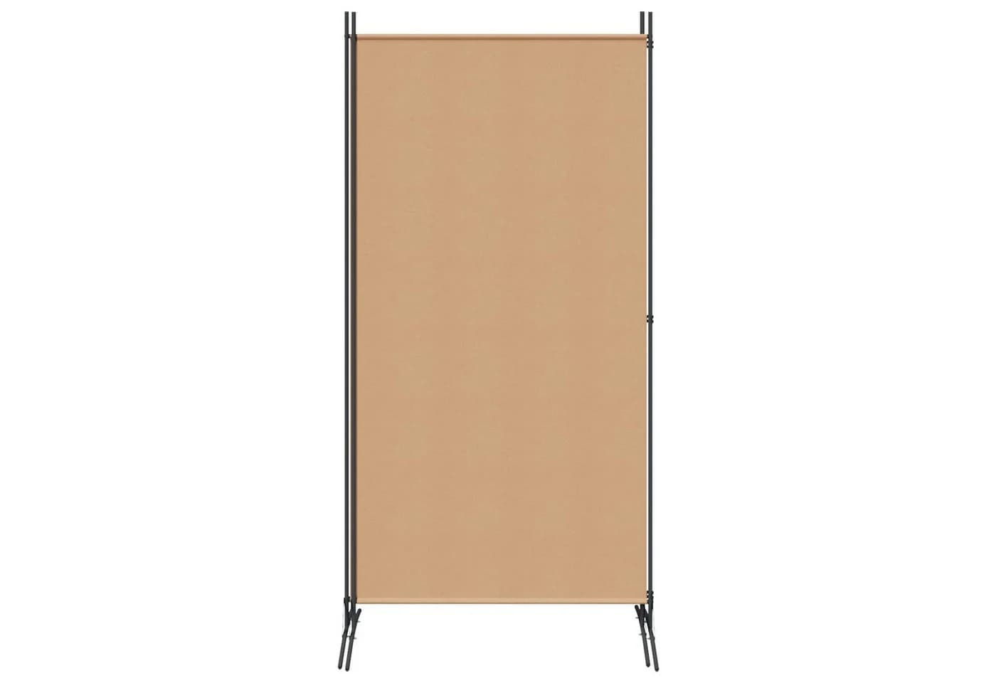 vidaXL Raumteiler Beige Klappbar Stoff Metall - Bild 5