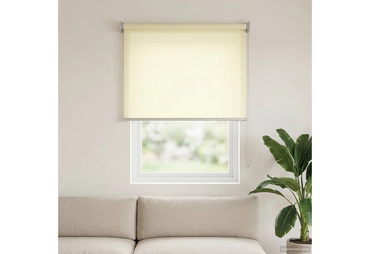vidaXL Außen-Rollo mit UV-Schutz Creme 80 x 140 cm - Bild 3