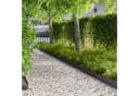 vidaXL Raseneinfassung Stahl Schwarz 10er Set Bild 1