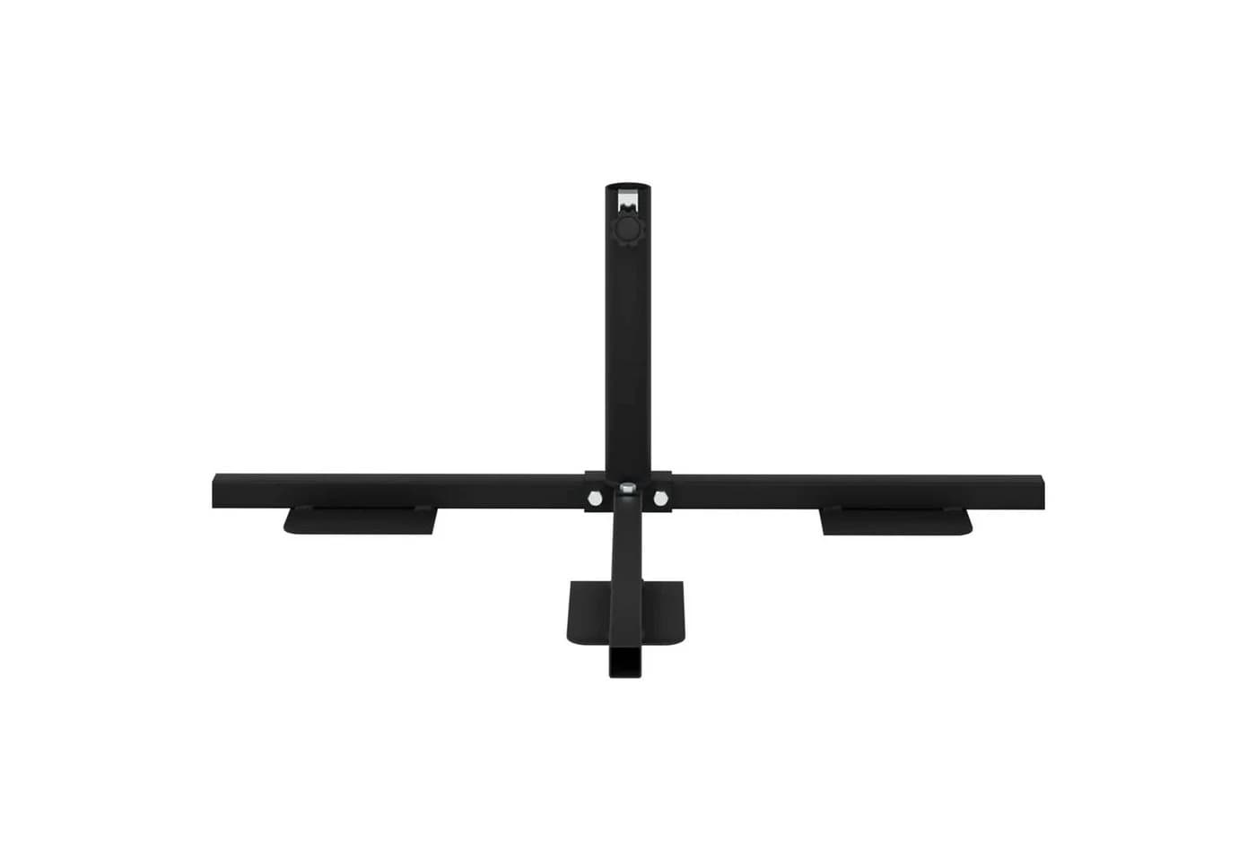 vidaXL Schirmhalter Halb Schwarz Stahl für 32-38 mm - Bild 4
