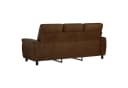 vidaXL 3-Sitzer Sofa Braun Kunstwildleder Metallrahmen Bild 5