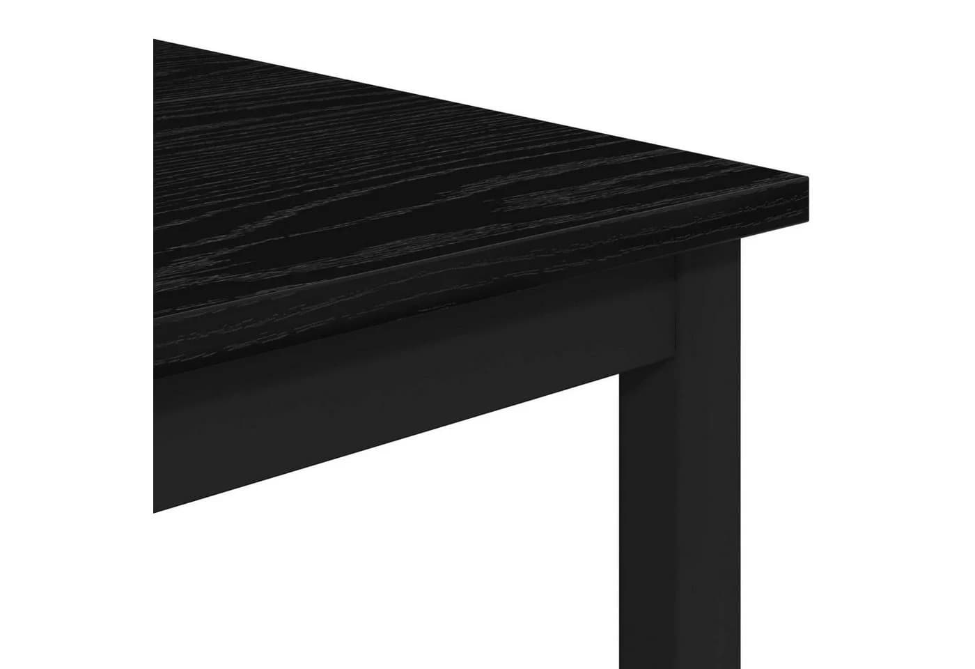 vidaXL Bartisch Schwarz Eichen-Optik Holzwerkstoff Stahlrahmen - Bild 4