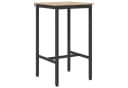 vidaXL Bartisch 52x52x90 cm Holzwerkstoff Sonoma-Eiche Schwarz Bild 2