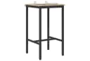 vidaXL Bartisch 52x52x90 cm Holzwerkstoff Sonoma-Eiche Schwarz Bild 3