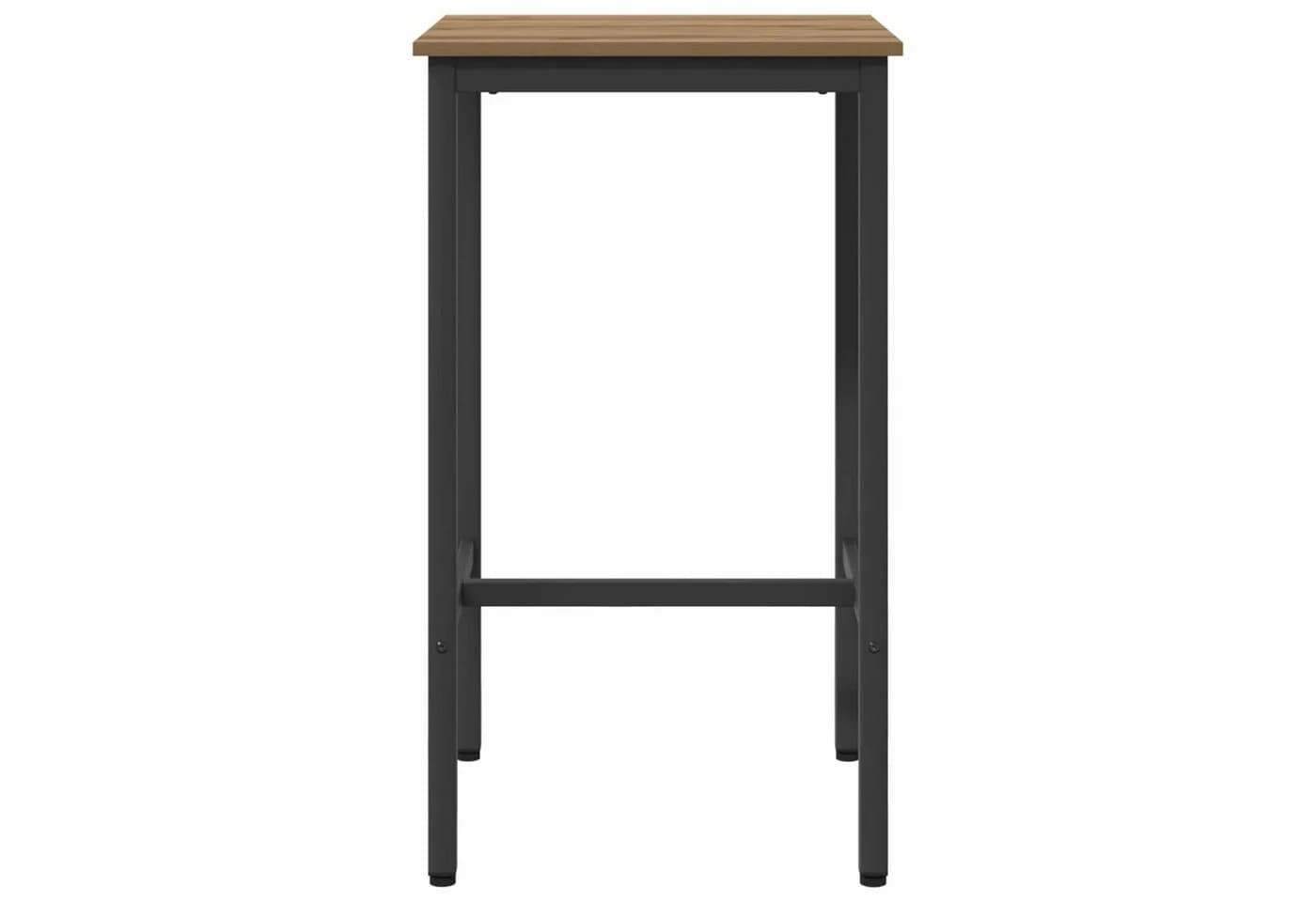vidaXL Bartisch 52x52x110 cm Holzwerkstoff Artisan-Eiche Schwarz - Bild 3