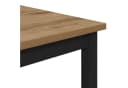 vidaXL Bartisch 52x52x110 cm Holzwerkstoff Artisan-Eiche Schwarz Bild 4