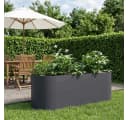 vidaXL Hochbeet Stahl Anthrazit 120x40x40 cm Bild 1