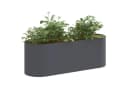 vidaXL Hochbeet Stahl Anthrazit 120x40x40 cm Bild 3