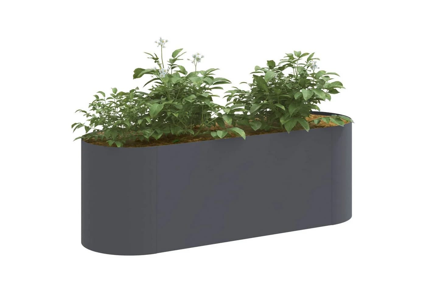 vidaXL Hochbeet Stahl Anthrazit 120x40x40 cm - Bild 3