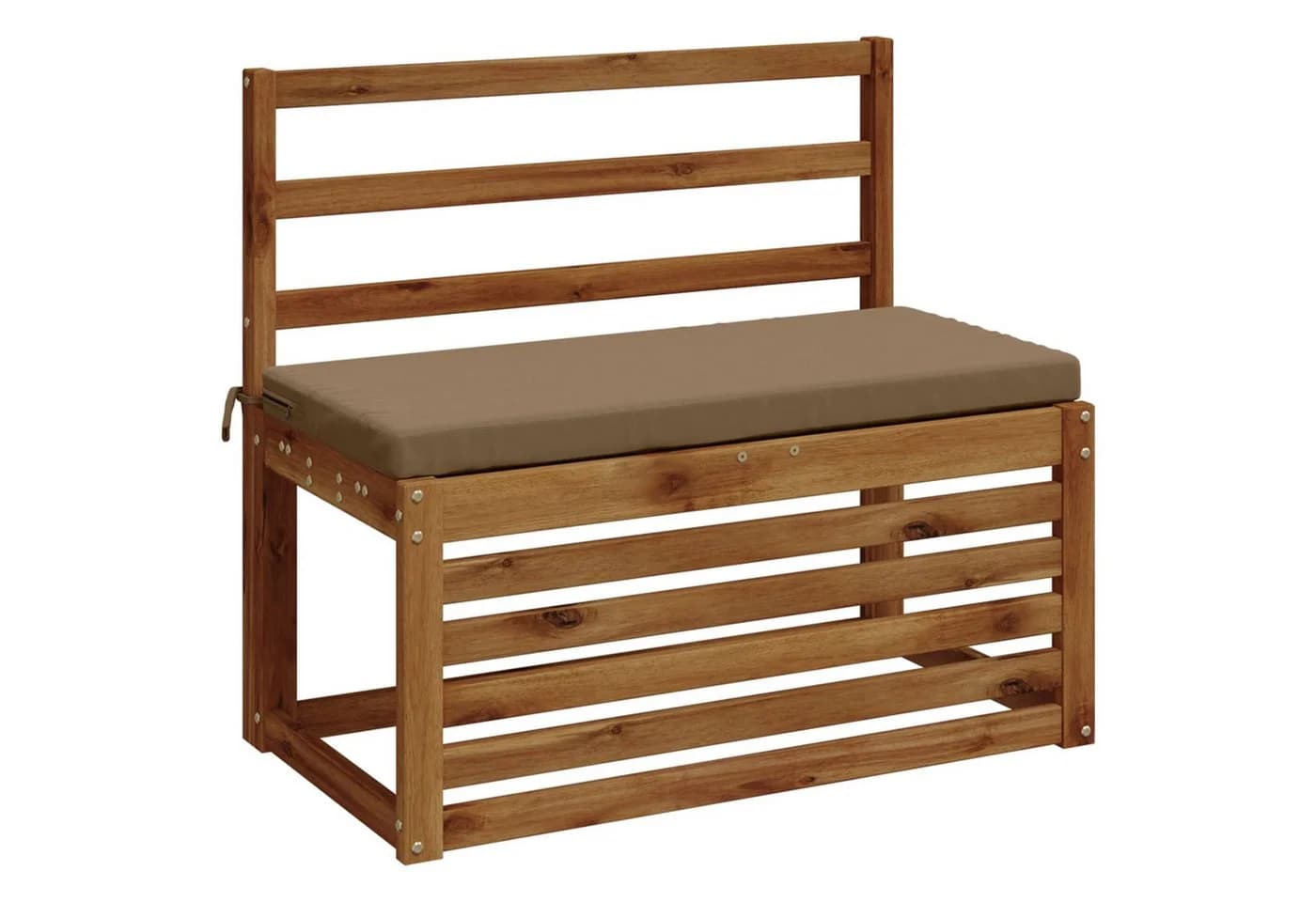 vidaXL Bankkissen SOEST Polyester Taupe UV-beständig - Bild 3
