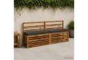 vidaXL Sitzauflage VUGHT 100 % Polyester Anthrazit Bild 1