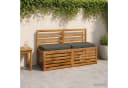vidaXL Sitzauflage VUGHT 100 % Polyester Anthrazit Bild 1