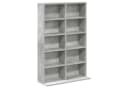 vidaXL Schranksystem CD Regal 2 Stk. Betongrau Holzwerkstoff Bild 4