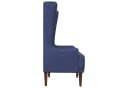 vidaXL Hochlehner-Sessel Polizeiblau Samt Chesterfield Design Bild 4