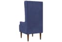 vidaXL Hochlehner-Sessel Polizeiblau Samt Chesterfield Design Bild 5
