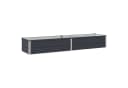 vidaXL Hochbeet Stahl Anthrazit 160x40x24 cm Bild 2