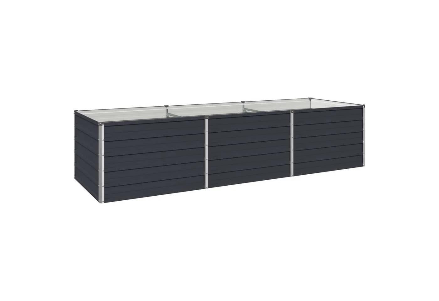vidaXL Hochbeet Stahl Anthrazit Garten - Bild 2