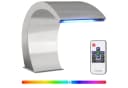 vidaXL Wasserfall Poolbrunnen Silber Edelstahl Bild 3