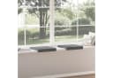 vidaXL Sitzauflage Bankkissen 2er Set Dunkelgrau Polyester Bild 4