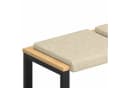 vidaXL Sitzauflage Bankkissen 4er Set Creme Polyester Bild 2