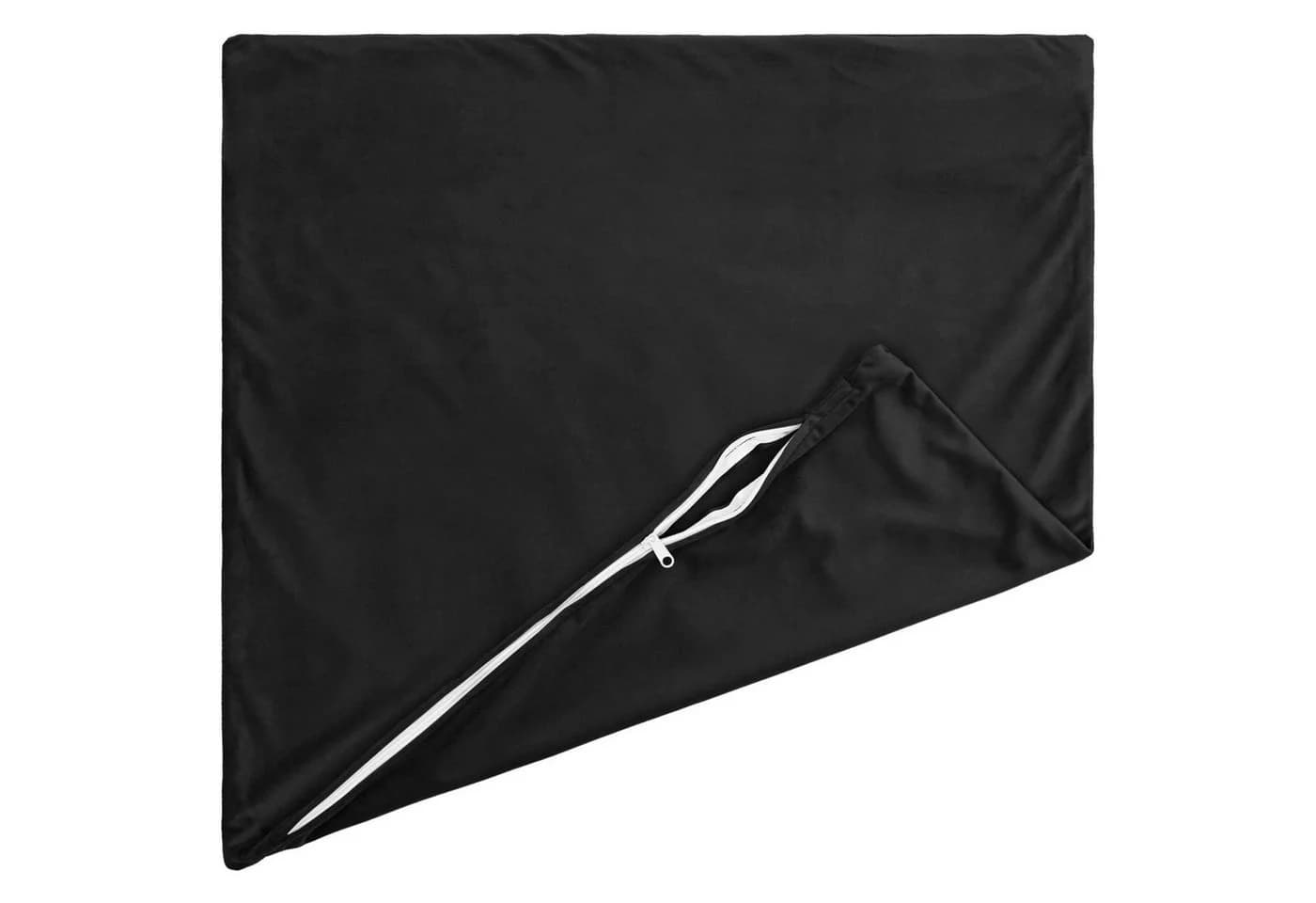 vidaXL Zierkissen-Set 6 Stk. Schwarz Samt 35x35 cm - Bild 4
