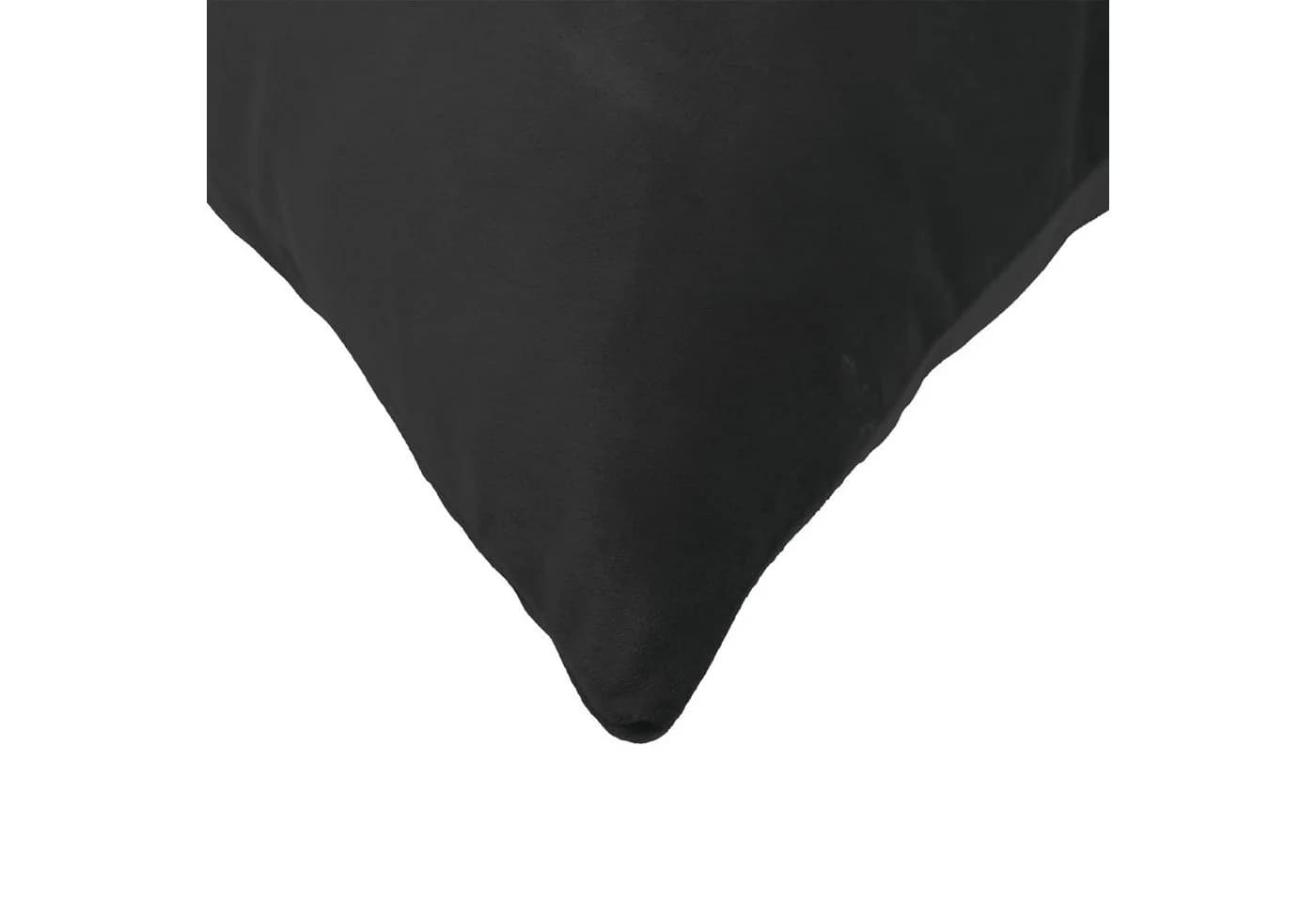 vidaXL Zierkissen Schwarz Samt 50x50 cm 2er Set - Bild 5