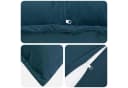 vidaXL Samt Kissen Blau HOUTEN Serie 40x145 cm Bild 5