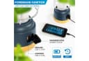 Nordmut Campinglampe Esja LED mit Powerbank 5200 mAh Schwarz Bild 4
