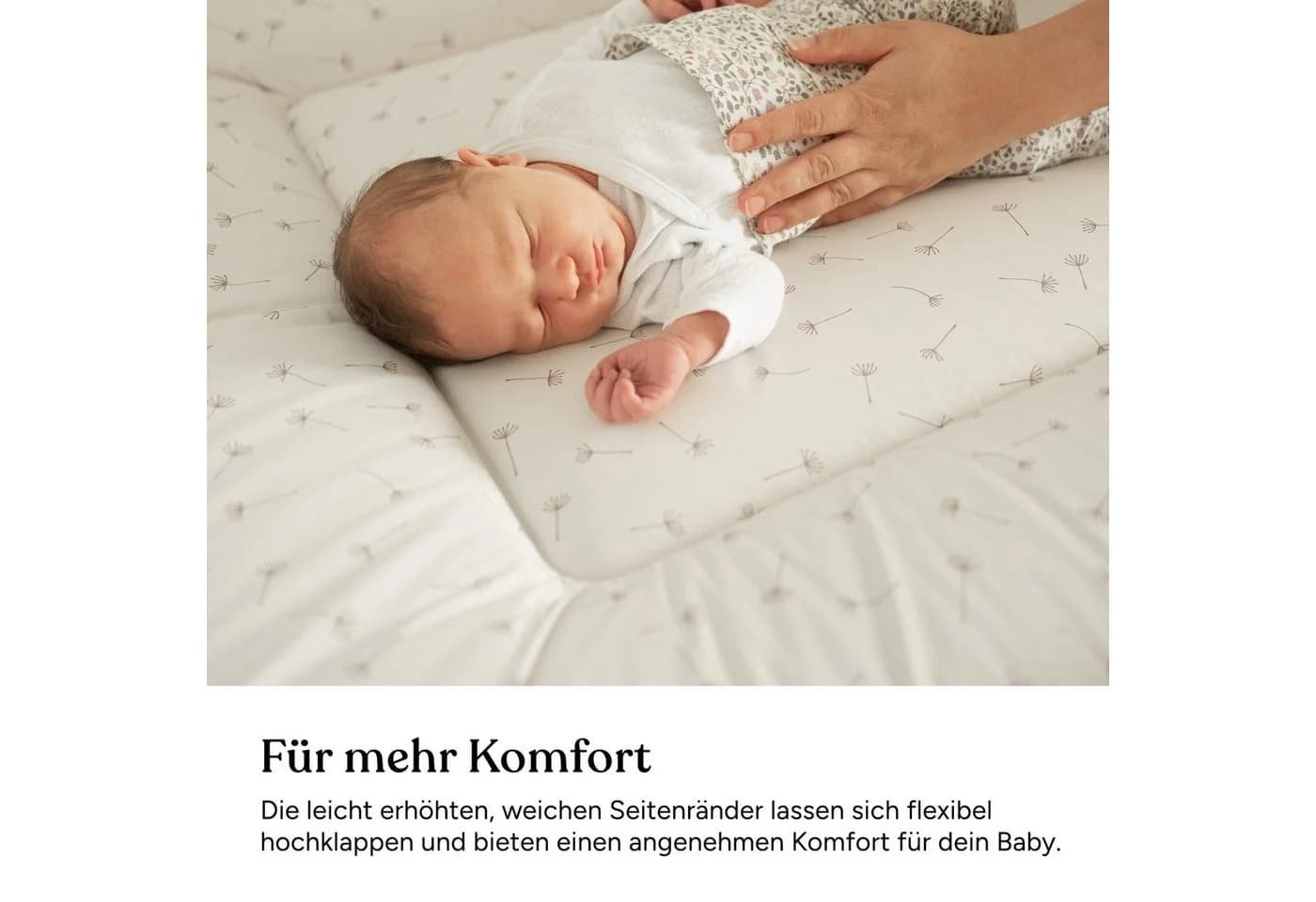 Ehrenkind Wickelauflage abwaschbar Beige