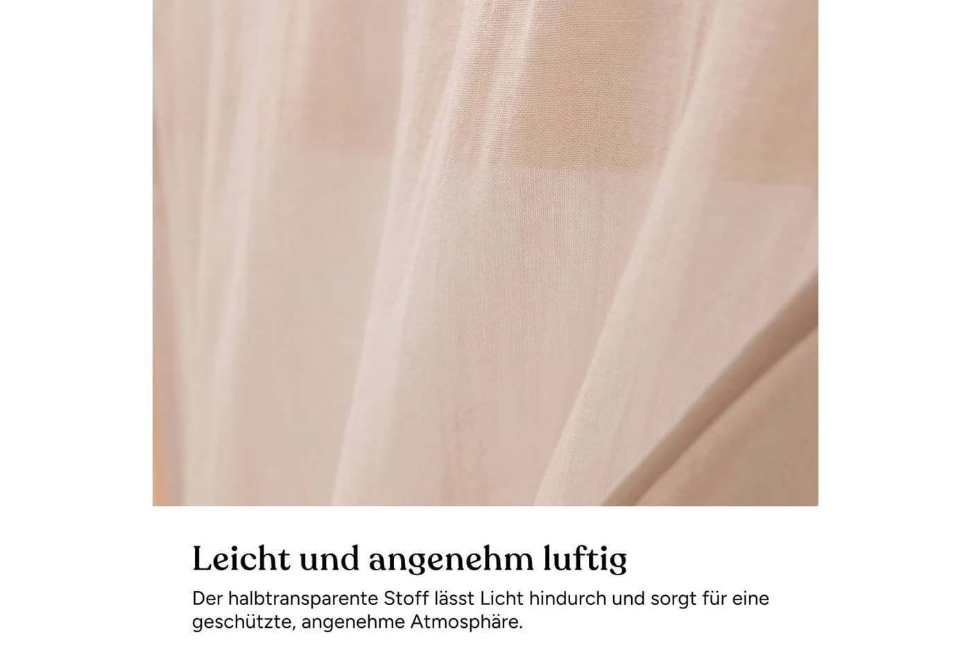 Ehrenkind Betthimmel für Hausbett Lille mit Wimpelkette Beige - Bild 5