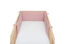 Ehrenkind Bettumrandung Babybett Bio-Baumwolle Rosa Waffelpiqué Bild 2