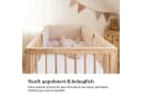 Ehrenkind Bettumrandung Babybett Bio-Baumwolle Rosa Waffelpiqué Bild 4