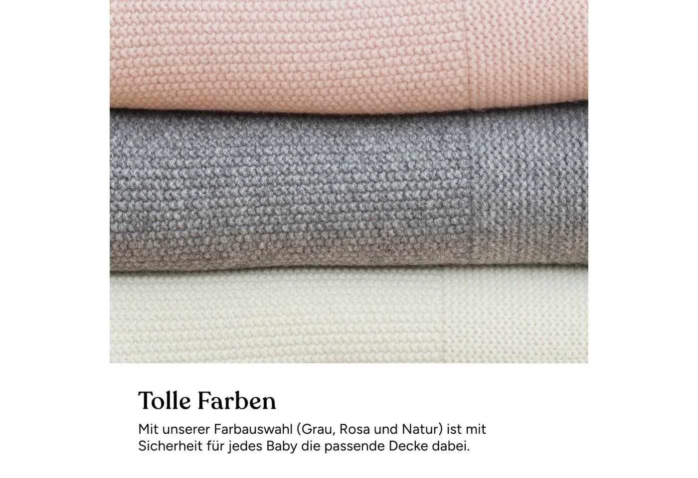Ehrenkind Babydecke Bio-Lammwolle Beige Atmungsaktiv - Bild 5