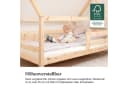 Ehrenkind Hausbett Sona Kiefernholz höhenverstellbar mit Rausfallschutz Bild 4